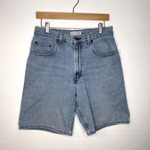 Old Navy Vintage Light Wash High Waisted Mom Denim Blue Jean Shorts size 31
